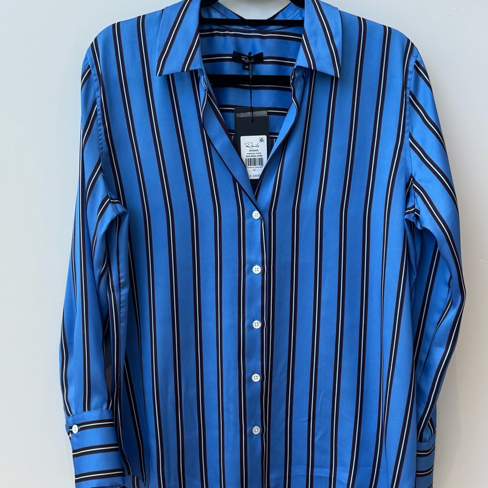 NWT Rails Primrose Striped Button-Up Shirt